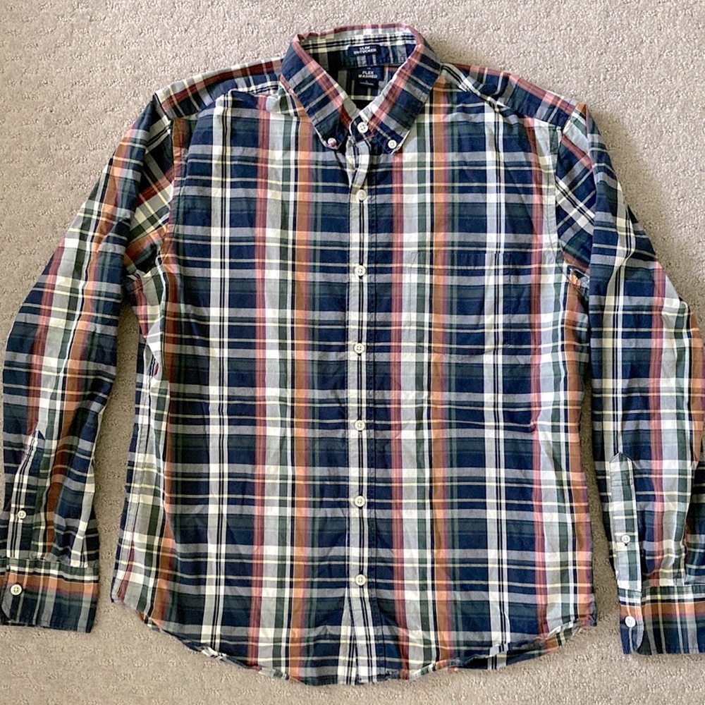 J.Crew Slim Untucked Plaid shirt